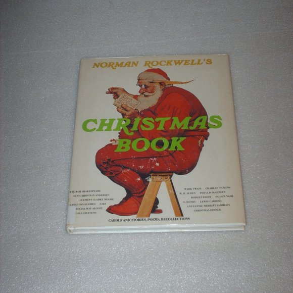Library norman rockwells christmas book